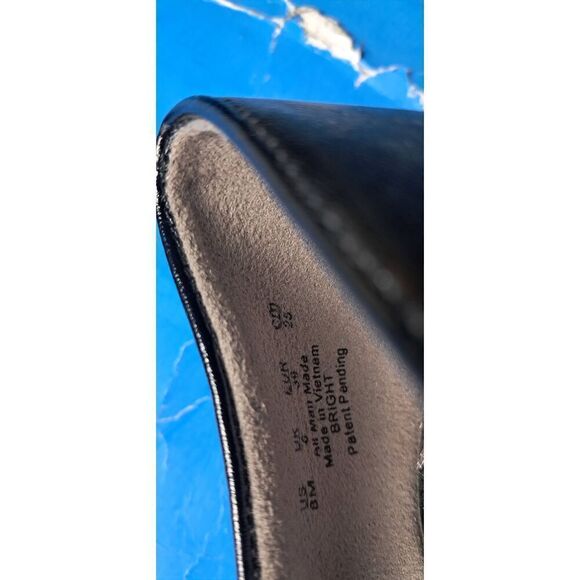 Life Stride Velocity High Heel Shoes Black Cap Toe Flex Memory Foam 8M VGC - Picture 5 of 6